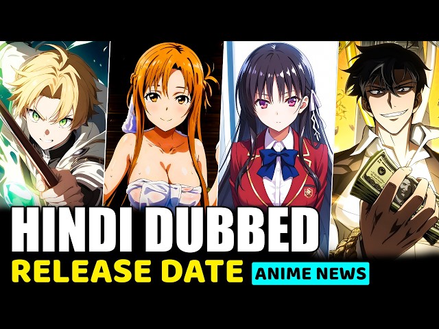 15 New Hindi Dubbed Anime Release Date 😱 | #Animepedia 37
