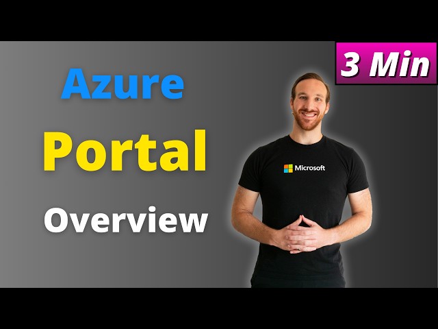How to use the Azure Portal | 3 Minute Demo