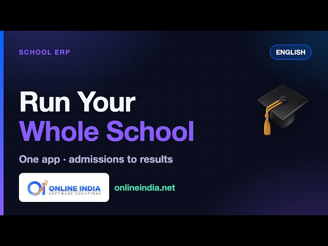 School Management System — Full Product Walkthrough (One Platform)