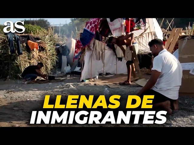 Las PLAYAS de CEUTA se CONVIERTEN en el HOGAR de miles de INMIGRANTES