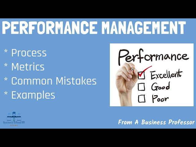 What is Performance Management? | From A Business Professor