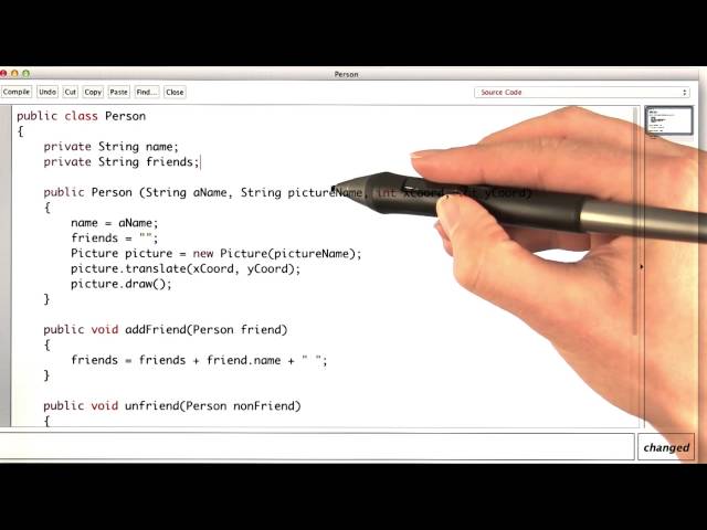 Seeing People - Intro to Java Programming