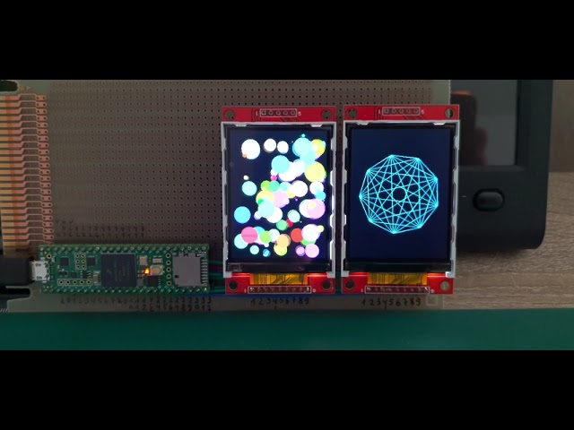 DualDisplay for Teensy 4.x