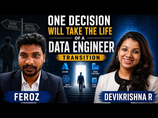 JOB LESS TO AZURE DATA ENGINEER WITH GOOD PACKAGE | FEROZ