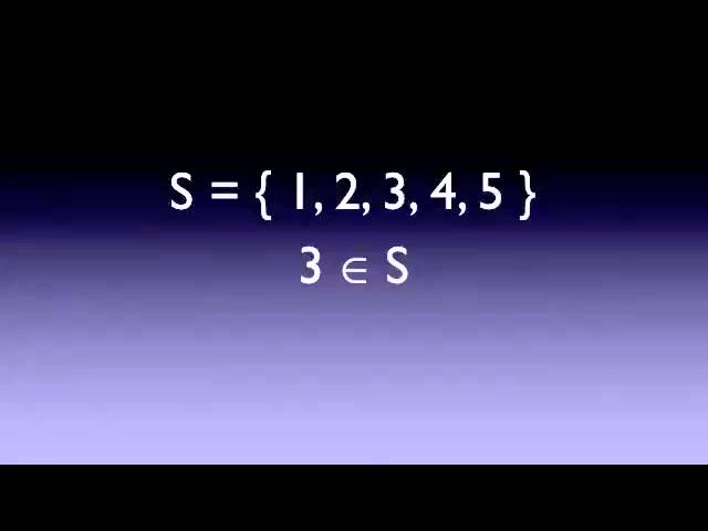 Basic Set Theory, Part 1