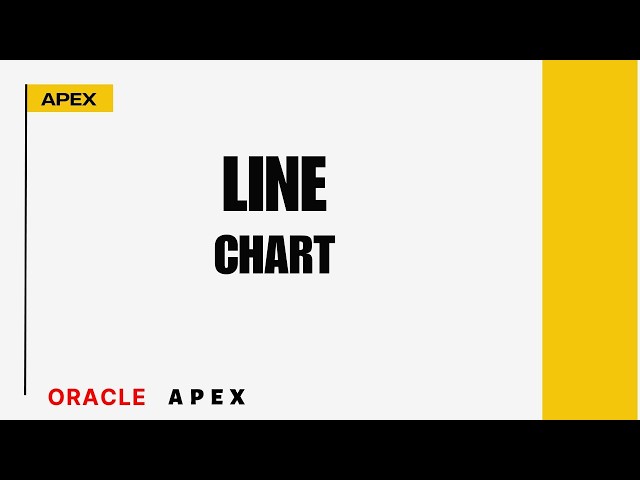 How to Create & Customize Line Charts in Oracle APEX | Legends & Markers in APEX line chart