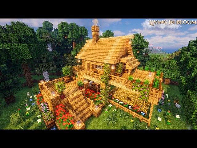 Minecraft Tutorial :: How to Build a Medieval House 🏰🏡