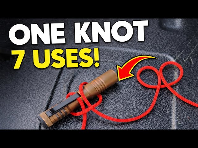 One Knot. 7 Uses. 