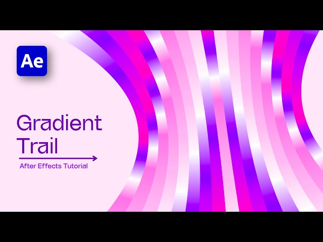 Gradient Trail Animation in After Effects | Advanced AE Tutorial