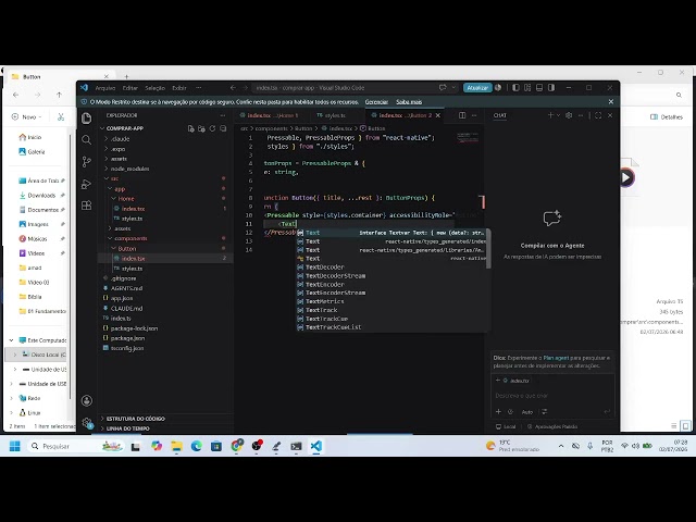 First RN App #03 - Button Component