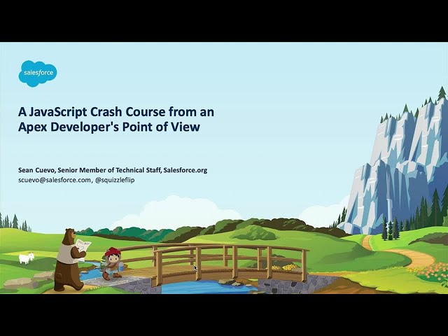 A JavaScript Crash Course from an Apex Developer's Point of View
