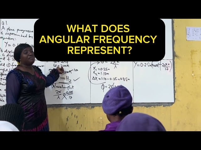 How I Teach the Wave Equation: Finding Frequency | Real Physics Class