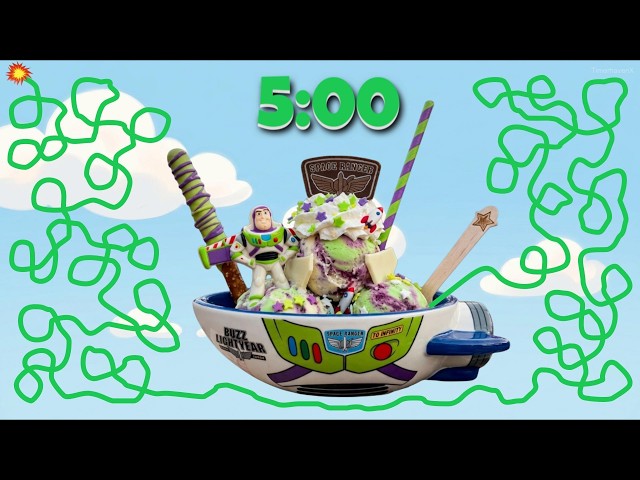 5 Minute Ice Cream Timer Bomb | Buzz Lightyear Ice Cream Countdown🍦⏱️