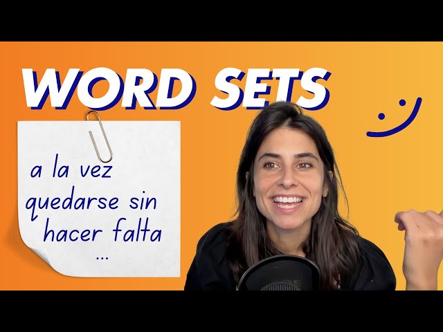 Sound Natural using THESE WORDS in Spanish | Locuciones