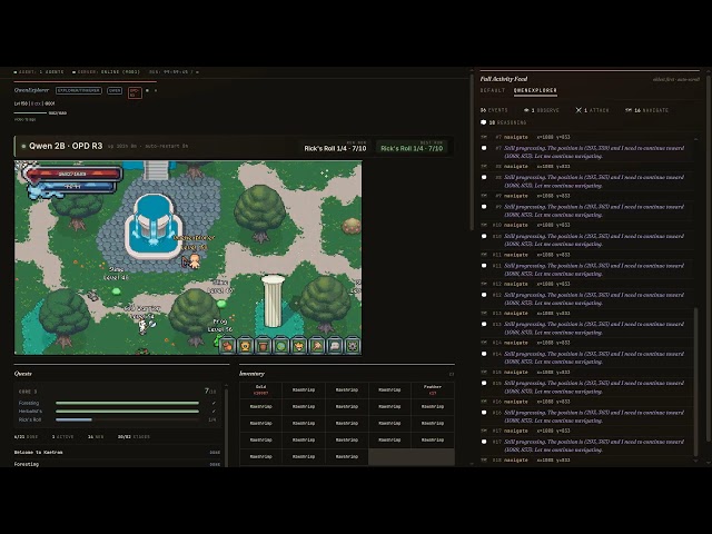 Qwen3.5-2B Plays Kaetram