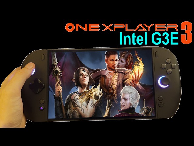 OneXPlayer 3 vs  Baldurs Gate 3 and Diablo 4 ! ( Intel G3E + B390)
