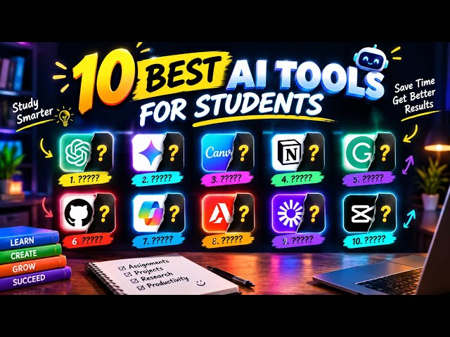 10 AI Tools Every Student Should Know in 2026 🤖 | Best AI Tools for Students