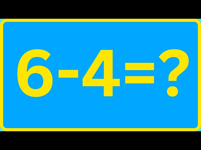 Easy Math for Beginners | Subtraction Quiz for Kids ➖🎈 | Kindergarten Practice