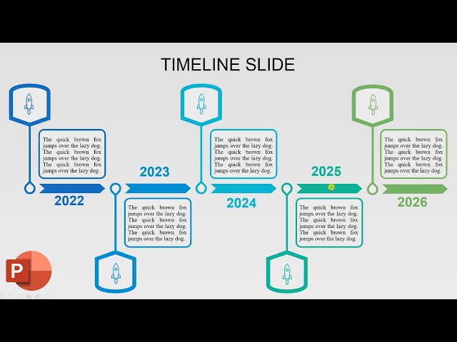 How to Create an Animated Timeline Slide in PowerPoint