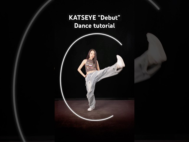 KATSEYE “Debut” dance tutorial, slowed, mirrored, with Singsinging #debut @katseyeworld