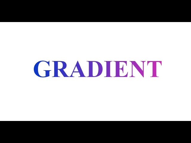 How to make gradient text in css|| Only CSS