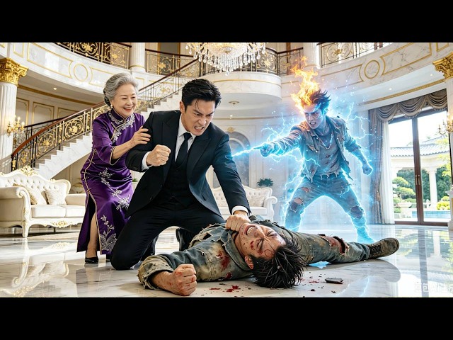 父母宠溺养子任由他扇亲生儿子的脸，却还担心养子的手疼不疼，他彻底绝望离开，怎料觉醒绝世杀手，全家跪求原谅！ #復仇#逆襲