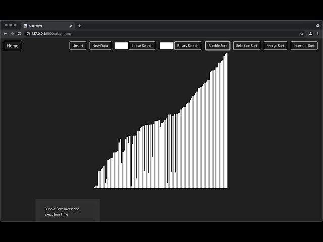 CS50 Introduction to Computer Science Final Project - Algorithm Visualization