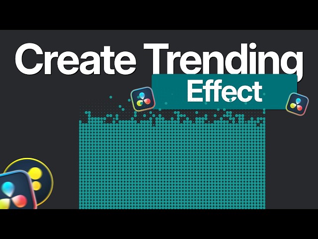 scattering pixels using simple fusion nodes🔥 DaVinci Resolve Fusion Tutorial
