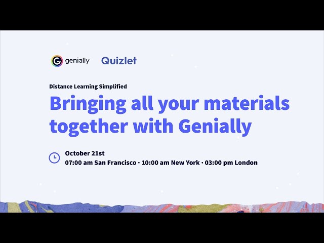 Distance Learning Simplified: Bringing all your materials together with Genially 📚