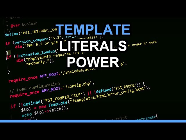 JavaScript Template Literals & Tagged Templates Mastery
