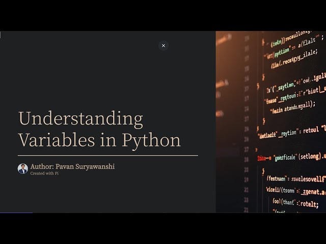 Python Variables Explained | Beginner Friendly | Python for Data Science