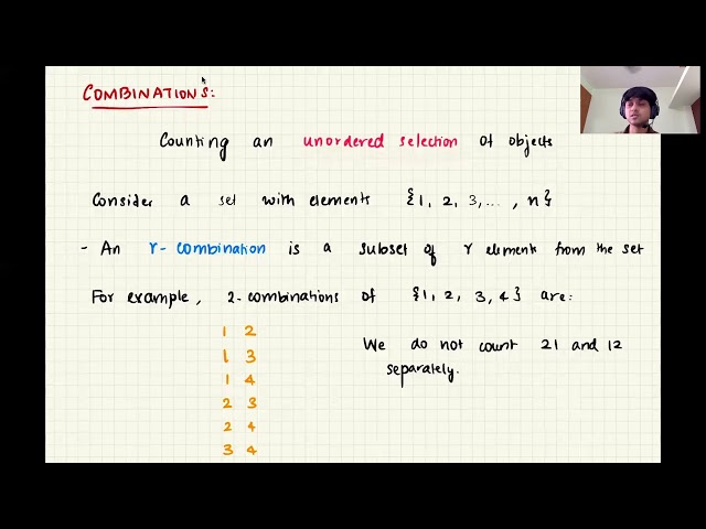 Lec 02 - Permutations, Combinations, Binomial Theorem (CMI)