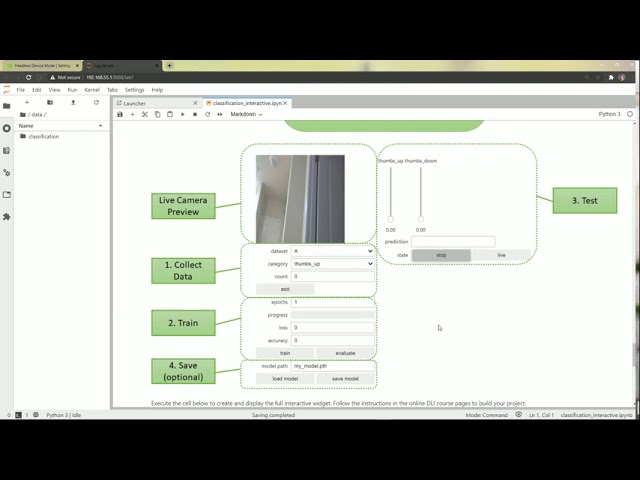 Jetson AI Fundamentals - S1E3 - Image Classification Project