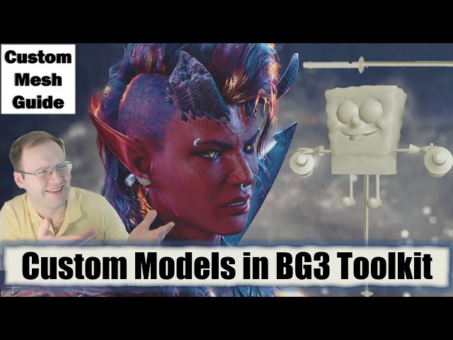 How to Give Custom Weapons Custom Models in BG3 Toolkit – Full Tutorial with Blender & Norbyte Tools