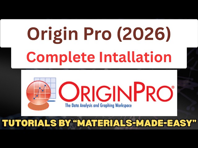 OriginPro 2026 for Beginners: Download, Install & Activate in 4 Minutes #origin #research