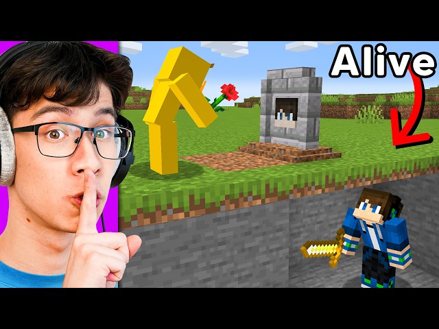 Why I FAKED My Death in Minecraft…