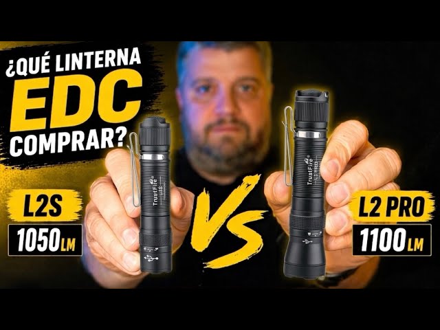 Which EDC flashlight should you buy? 🔦 TrustFire L2S vs L2 Pro REAL Comparison (1050 vs 1100 lm) ...