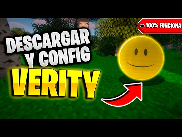 COMO DESCARGAR Y CONFIGURAR VERITY EN MINECRAFT ✅ PASO A PASO