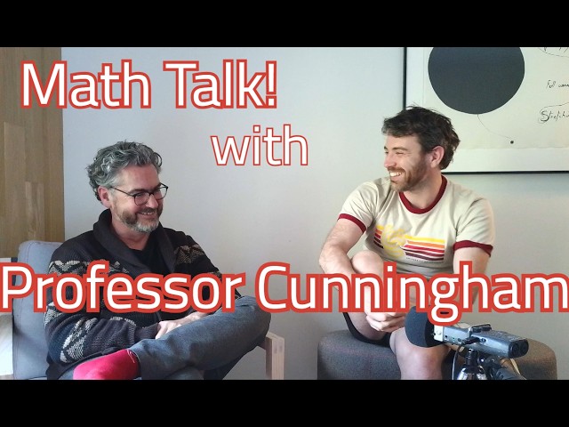 Math Talk!  With professor Clifton Cunningham
