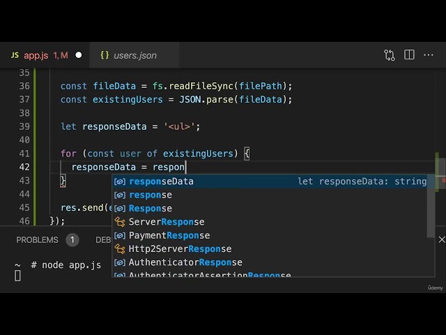 Reading File Data & Returning Dynamic Responses (Dynamic HTML Code) [Day 49] #nodejs  #expressjs