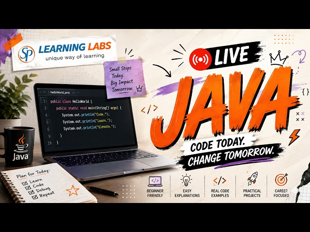 Java Full Course 2026 🔴 Live Now