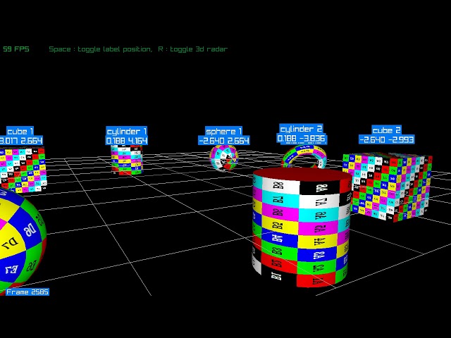 raylib Projecting 3d onto 2d
