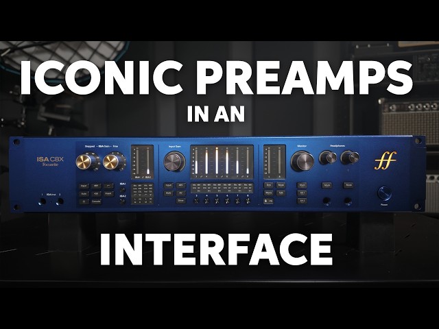 Two ISA 110 Preamps in an Interface? | Focusrite ISA C8X Audio Interface