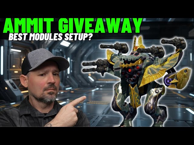 WR Ammit Giveaway - Best Modules for durability? | War Robots New Ammit Robot Giveaway