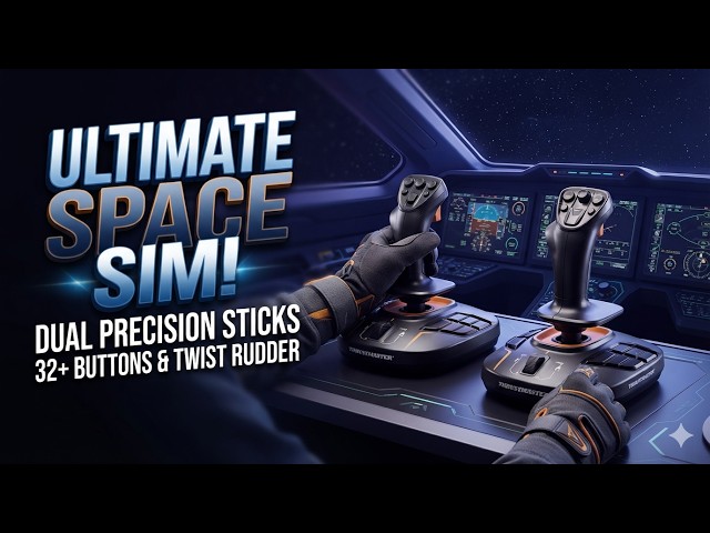 Thrustmaster T16000M FCS Duo Review – Best Space Sim Joystick?