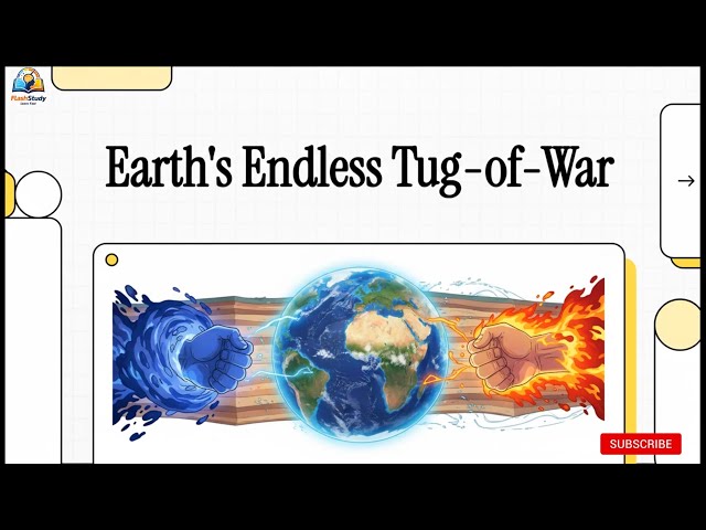 Earth's Endless Tug-of-War | Geography L - 19 || Geography Through Animation || UPSC IAS