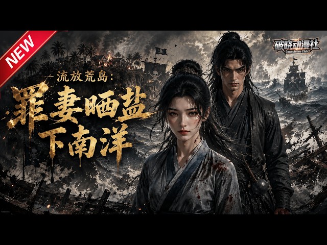 MULTISUB📢新番上线《流放荒岛，罪妻晒盐下南洋》#最新漫剧 #漫剧合集 #一口气看完 #动漫 #anime #AI漫剧 #破晓动漫社