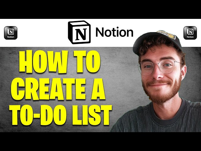 How to Create a Todo list in Notion | Easy Guide