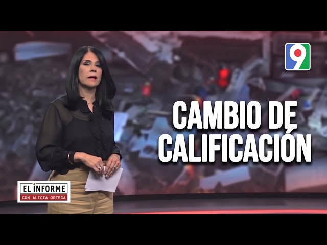 Alicia Ortega presenta “Cambio de calificación ” en El Informe