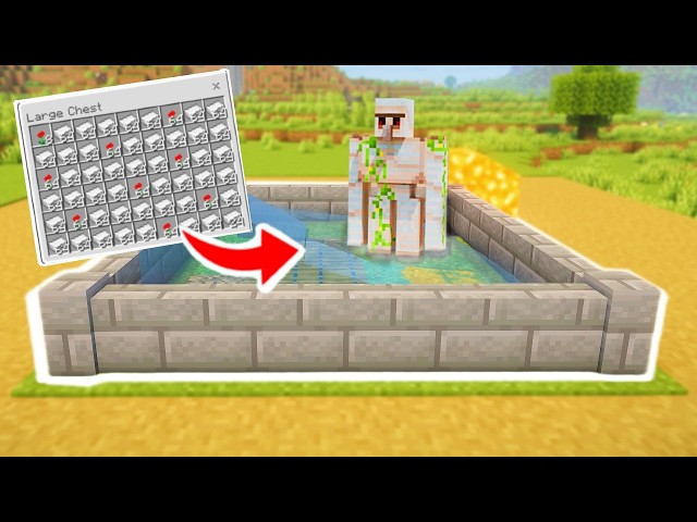 NEW BEST IRON FARM Minecraft 1.21/26.2! (600/h)